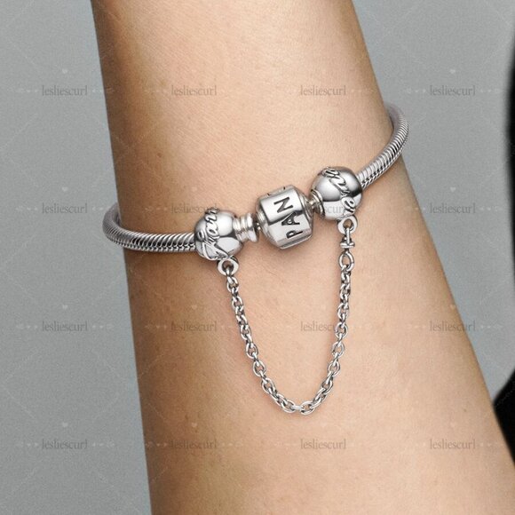 Pandora Family Forever Safety Chain Charm - Picture 2 of 2